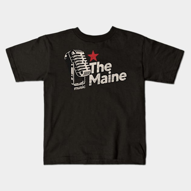 The Maine / Vintage Kids T-Shirt by graptail